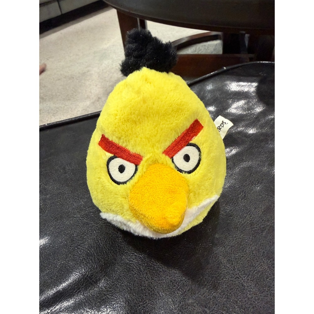 Angry Birds‎ Yellow Chuck Bird Plush Stuffed Animal Toy 5 Inch Rovio Gaming